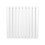 Ovale Kolomradiator - 600mm x 600mm - Wit 2