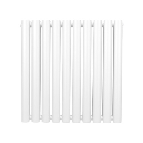 Ovale Kolomradiator - 600mm x 600mm - Wit 1
