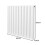 Ovale Kolomradiator - 600mm x 600mm - Wit 5
