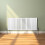 Ovale Kolomradiator - 600mm x 1440mm - Wit 4