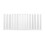 Ovale Kolomradiator - 600mm x 1440mm - Wit 2