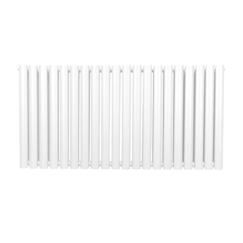 Ovale Kolomradiator - 600mm x 1200mm - Wit 1