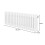 Radiador Tradicional 3 Columnas Horizontal Blanco 30x83cm 5