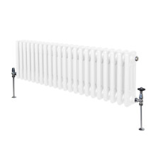 Radiador Tradicional 3 Columnas Horizontal Blanco 30x119.2cm
