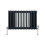 Traditional 3 Column Radiator - 600 x 832 mm - Anthracite 2