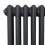 Traditional 3 Column Radiator - 600 x 832 mm - Anthracite 3