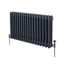 Calorifer tradițional cu 3 coloane - 600 x 832 mm - Gri antracit