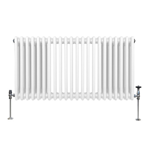 Traditionele 3 Kolom Radiator - 600 x 1012mm - Wit 1