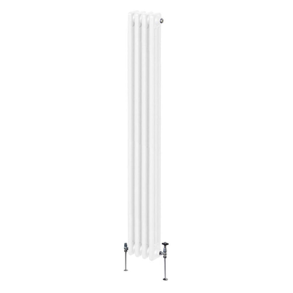 Traditional 3 Column Radiator - 1800 x 202 mm - White