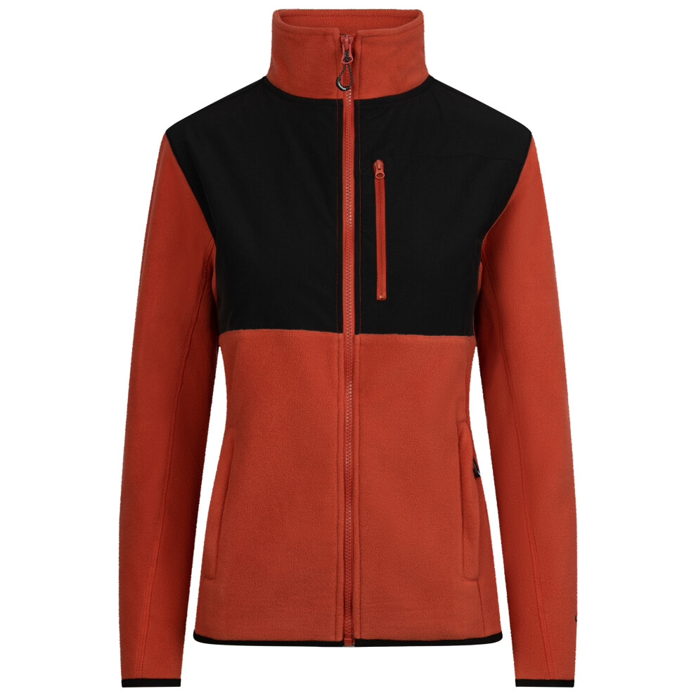 (10, Burnt Sienna) Trespass Womens Anti-Pilling Zip Fleece Arcade