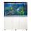 Aquarium 300 L Wit + Meubel - Starterset - blauw grind 1