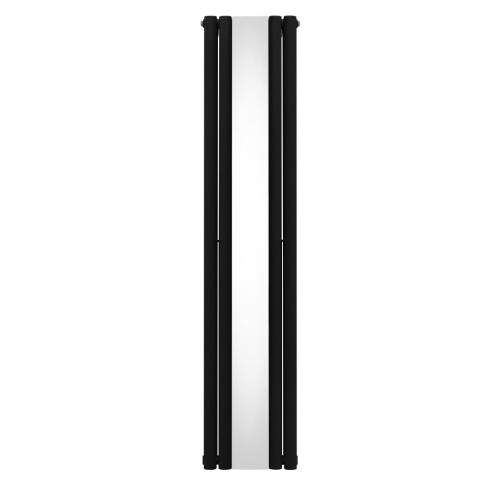 Οβάλ καλοριφέρ με καθρέφτη - 1800mm x 380mm - Μαύρο 1