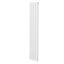 Radiador De Columna Ovalada Vertical Blanco 160cm x 24cm