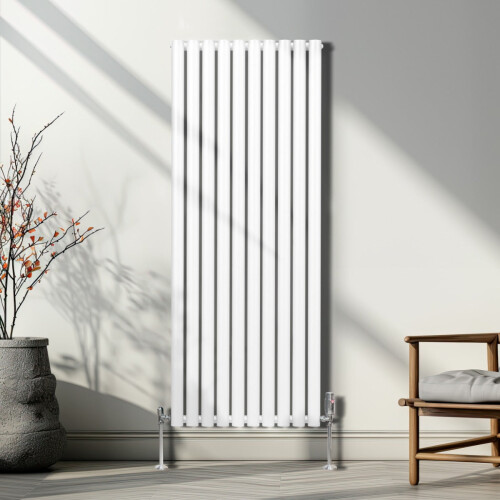 Ovale Kolomradiator - 1600mm x 600mm - Wit 2