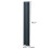 Ovale Kolomradiator - 1800mm x 240mm - Grijs 4