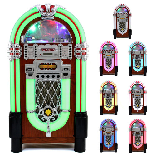 Retro-Jukebox und CD-Hülle 1