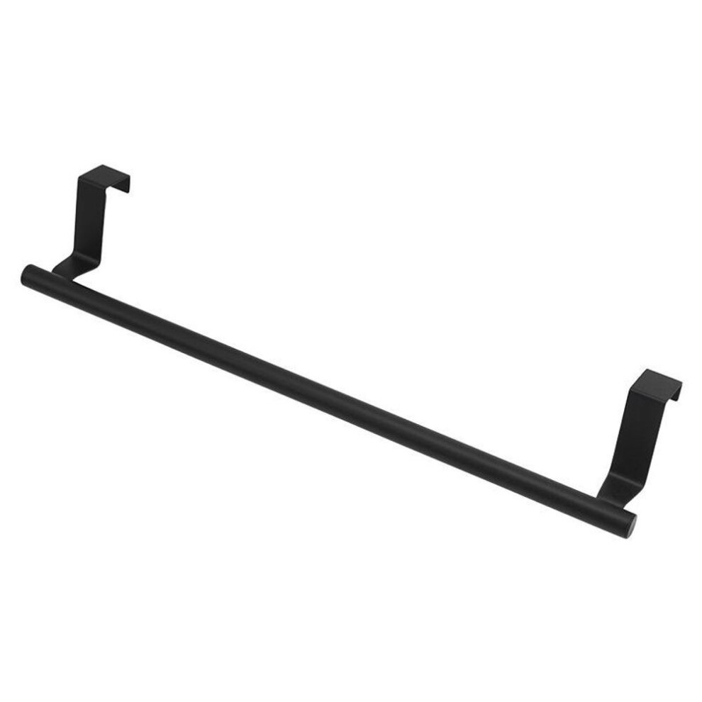 1pc Stainless Steel Towel Rack Bathroom Towel Holder Stand Kitchen Cabinet Door Hanging Organizer Shelf Wall Mounted Towel Bar