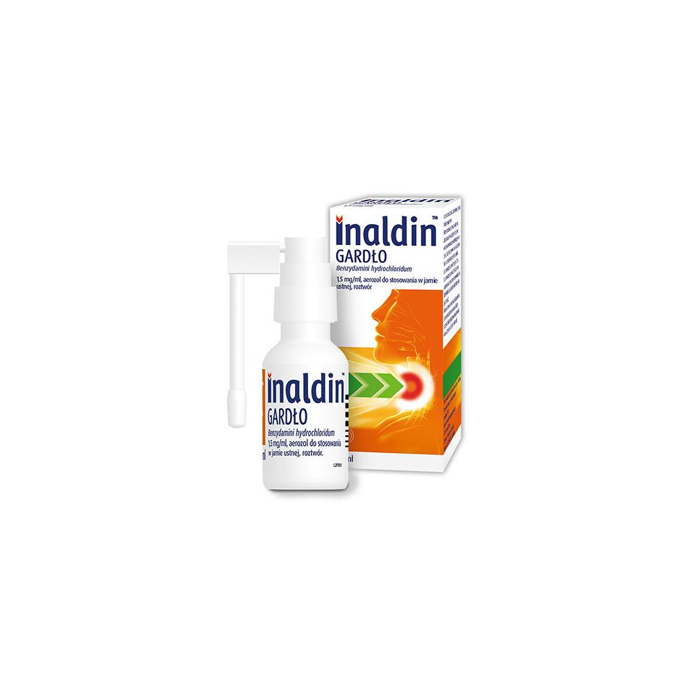 Bausch Health Inaldin Throat 1.5Mg/Ml Oral Spray, 30Ml