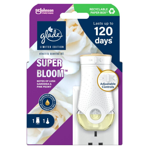 Glade Glade Electric Scented Oil Holder & Plugin Refill - Super Bloom
