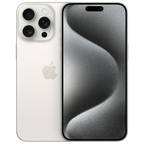 Refurbished Apple Apple iPhone 15 Pro Max 256GB, White Titanium)