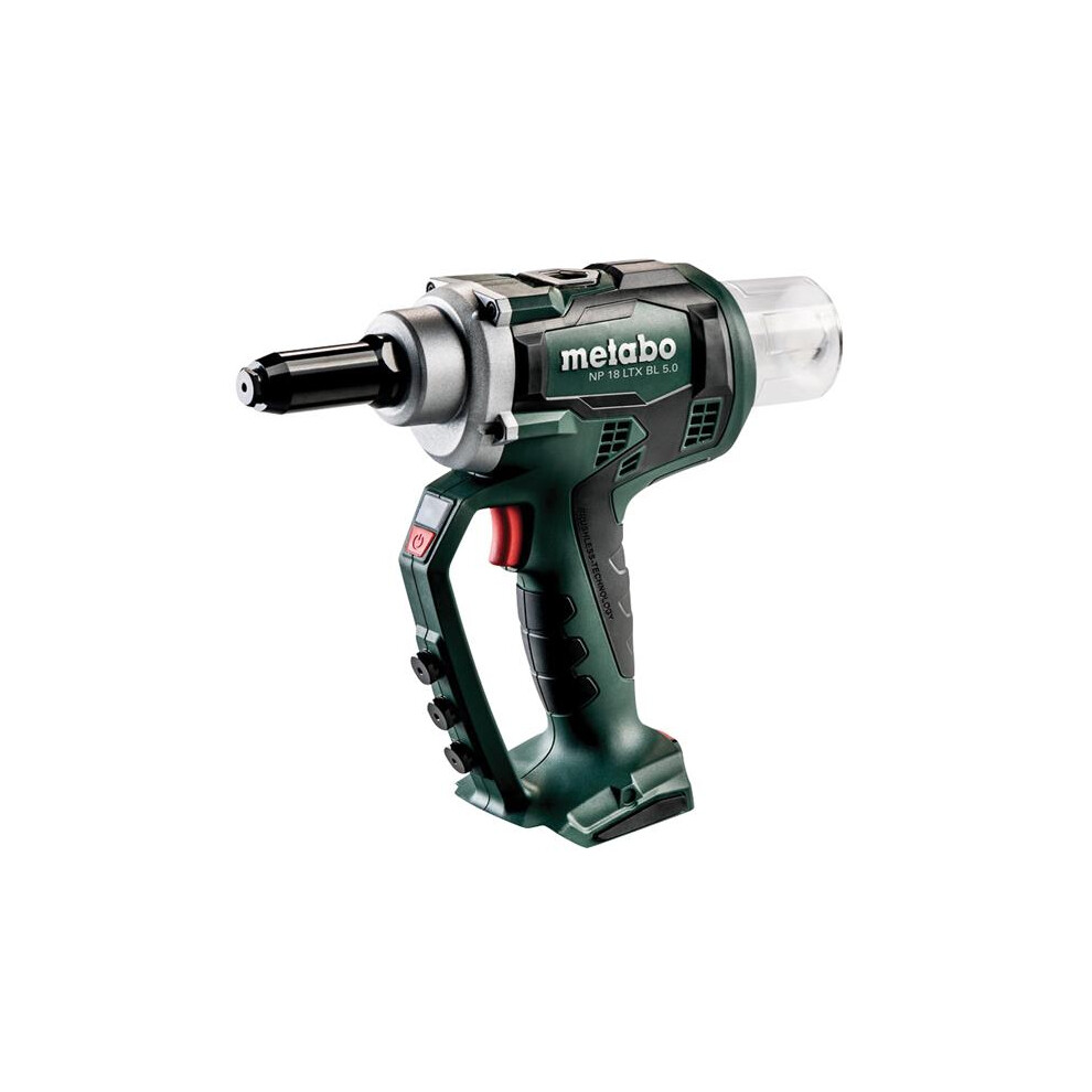 Metabo 619002840 NP 18 LTX BL 5.0 Brushless Rivet Gun + metaBOX 18V Bare Unit