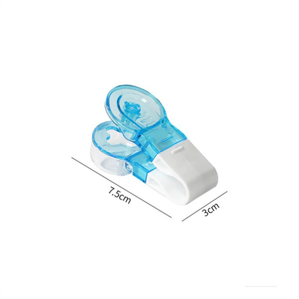 (blue, 1pc) Portable Pill Taker Anti Pollution Artifact Pill Popper Reusable Medication Dispenser Pill Taker Cup Travel Medicine Organizer
