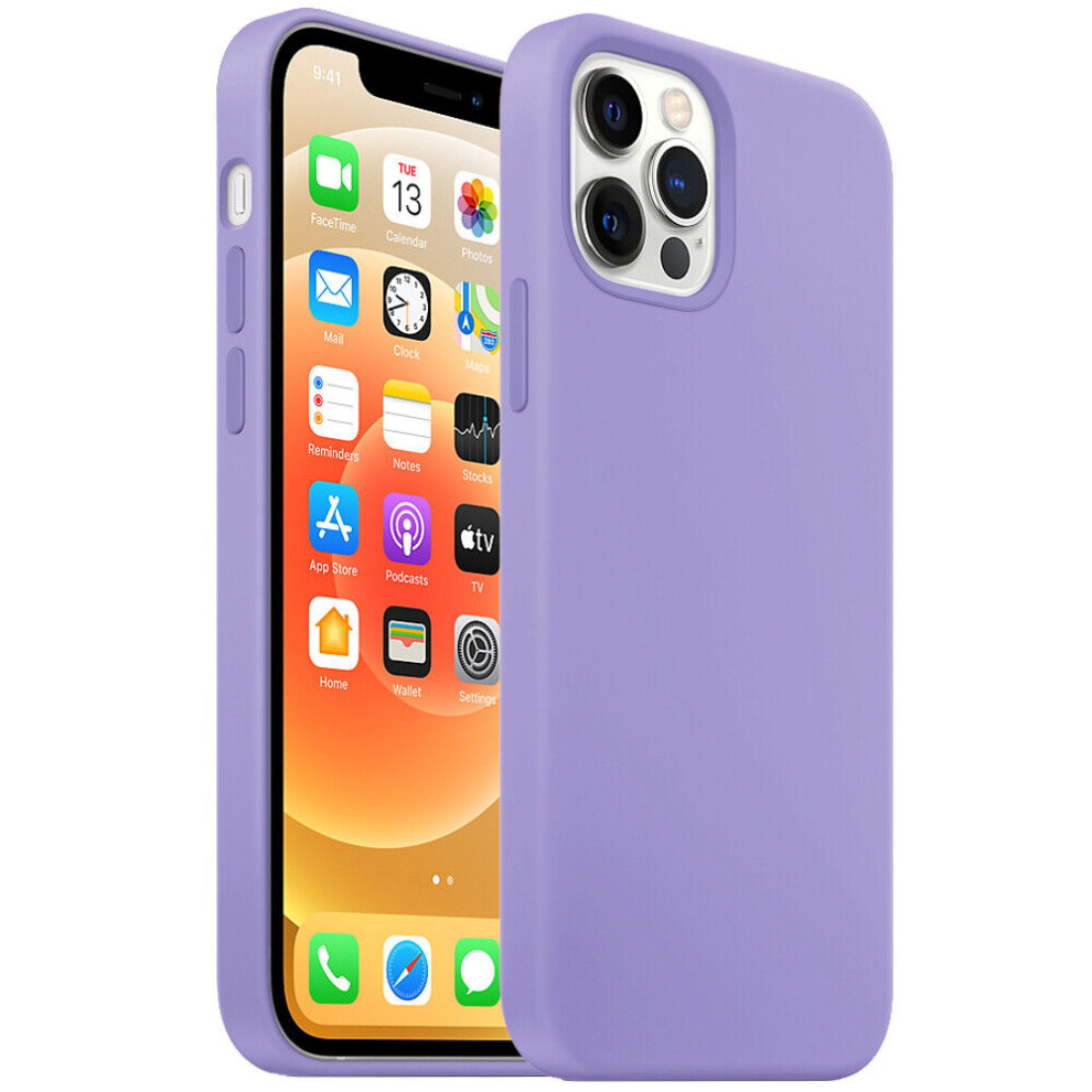 Coque Silicone pour iPhone 16 15 14 13 Pro Max 12 mini 11 Pro XS XR 8 7 6 SE-Violet-iPhone 11 Pro Max
