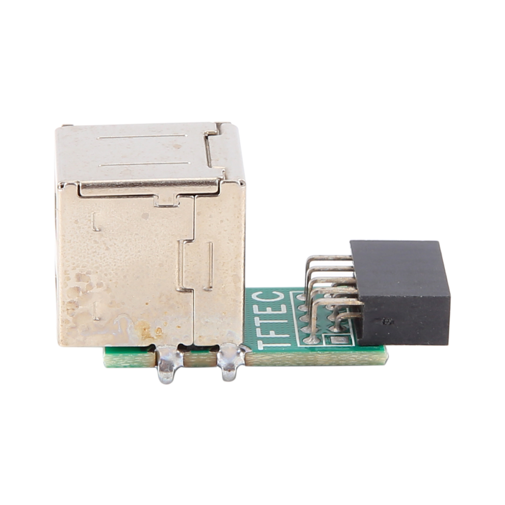 9-Pin Motherboard To 2 Ports Usb 2.0 A Female Internal Header Adapter 4852624802579
