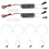 4 τμχ Λευκός προβολέας CCFL LED Angel Eyes Kit Halo Ring DRL Λάμπα φλας για- E36 E46 E39 E38 4