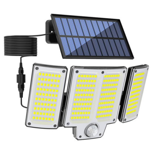 280 LED Solar Outdoor Wall Light with Motion Sensor Flood 3 Adjustable Lighting Modes for Garden 1
