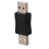 (R) USB A Stecker auf Stecker Adapter Schwarz 7