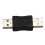 (R) USB A Stecker auf Stecker Adapter Schwarz 9