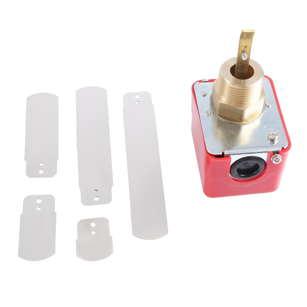 Ac 220V 15A Male Thread Spdt Water Paddle Flow Switch -25 4852624807475