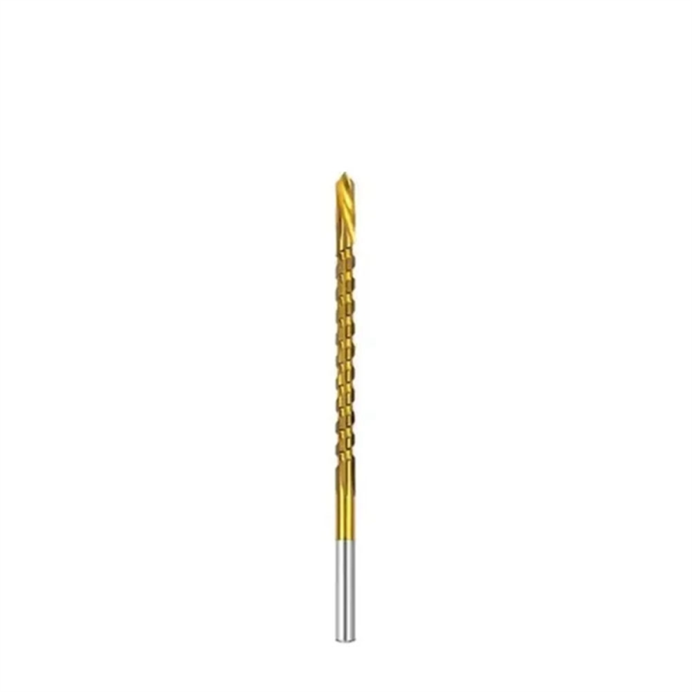 4Mm Titanium Coated Drill Bit Spiral Jagged Saw Composite Twist 4852624812202