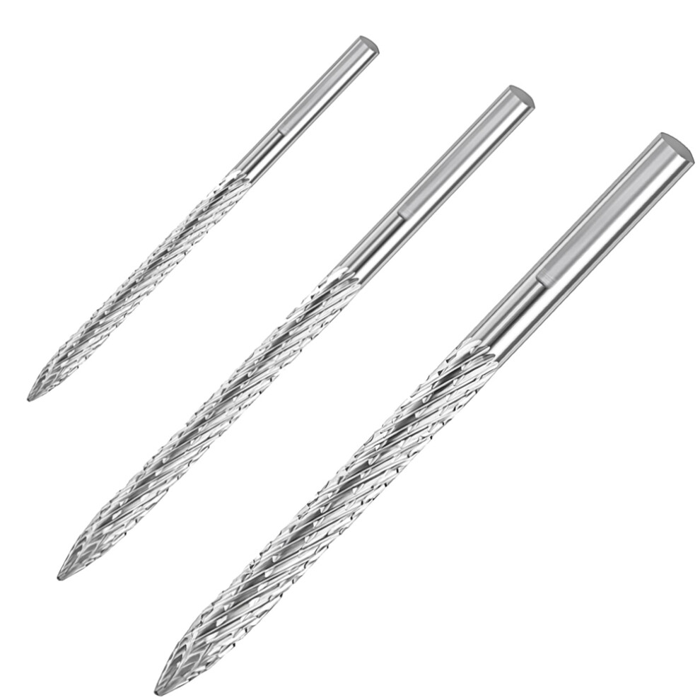 3 Pack Tire Bit Multi Sizes Repair Carbide Burr Drill Patches Plug Cutters Wire Cutter Reamer-image-OPC-PFZDM27-NEW