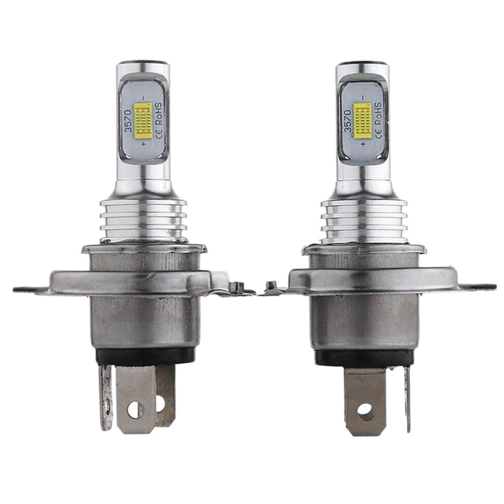 H4 9003 Hb2 Led Headlight Bulbs Kit High Low Beam Bright 35W 4000Lm 6000K White 4852624813087