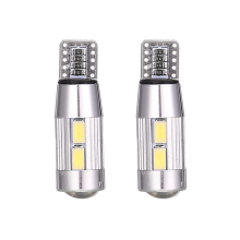 LED T10 W5W 12V 6000K 10x5630 SMD Canbus-kompatibel Kennzeichen-, Parklicht- und Innenlampen, 2er Set, Superhell