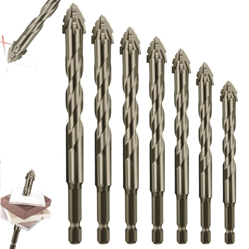 Four-Flute Sawtooth Eccentric Drill Bit, Four Edged Serrated Drill, Bit 2