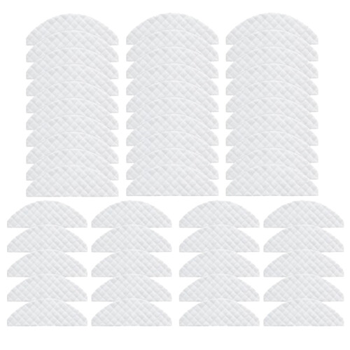 50Pcs Mops Cloths Μαντηλάκια μιας χρήσης Εξαρτήματα Εξαρτήματα για EVE Plus Robot Cleaner Sweeper