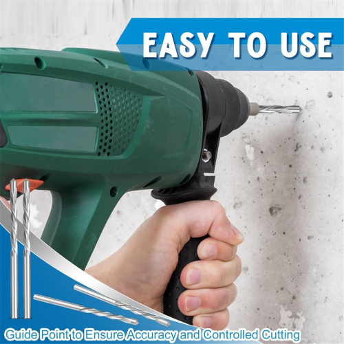 30 PCS 1/8inch Drywall Bit Bulk Cutting Drill for Tools Use with Spiral Saw 2