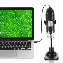 Mikroskop cyfrowy A8 50X-1000X ze stojakiem na wąż USB i oświetleniem LED, ręczny, przenośny mikroskop