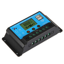 CMTD-2420 20A 12V/24V Solar Lade-/Entladeregler mit LED-Anzeige und zwei USB-Anschlüssen