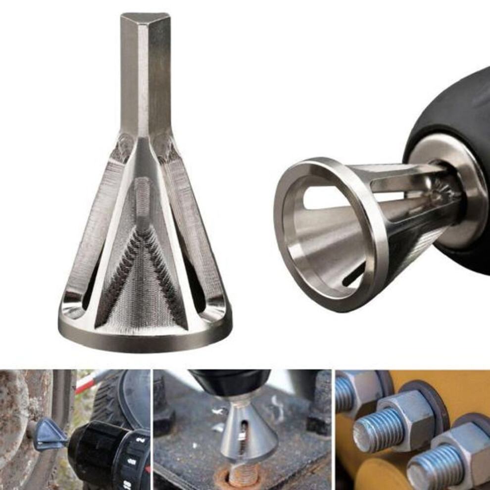Universal Stainless Steel Deburring External Chamfer Burr Removal Tool Drill Bit
