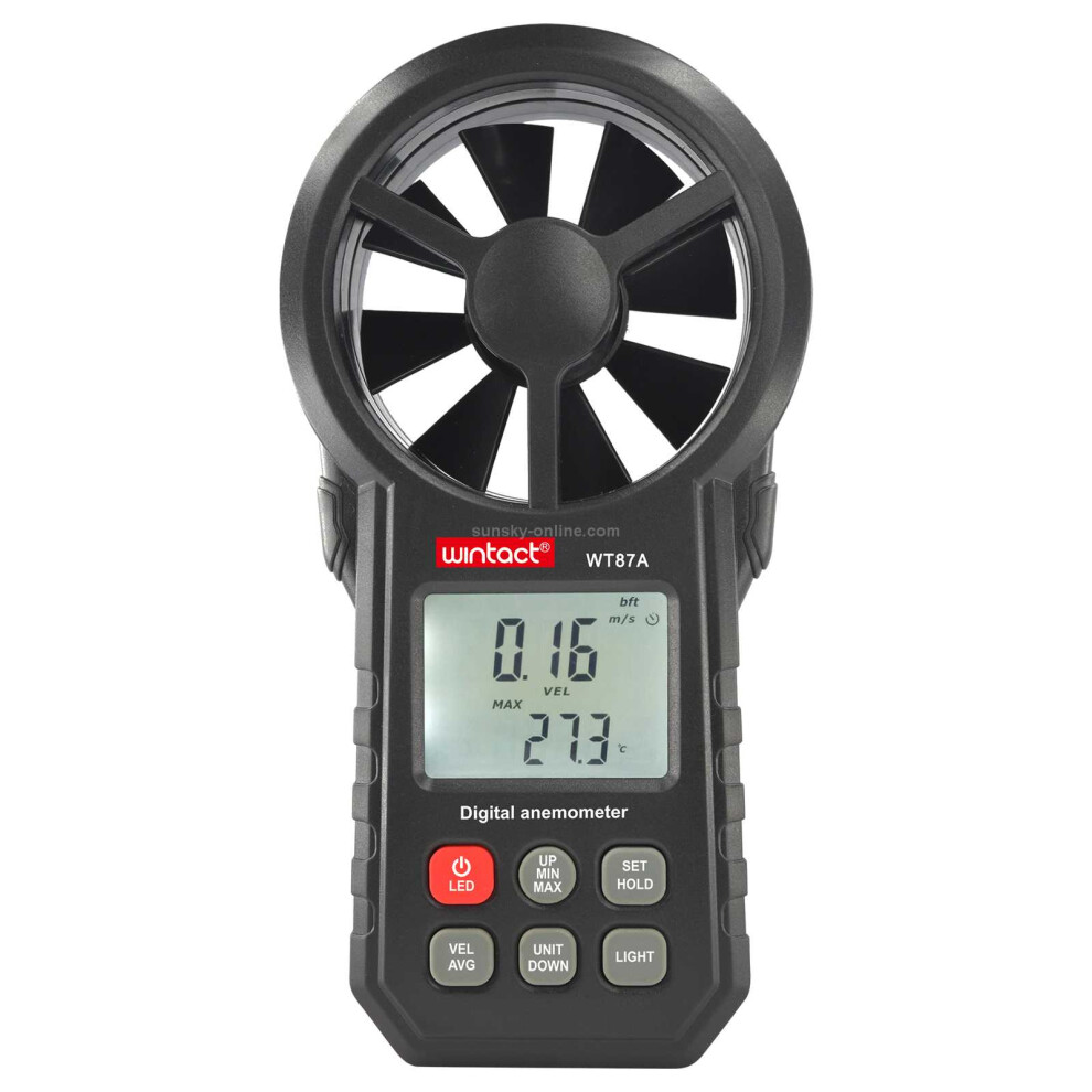 Wintact Wt87a Portable Anemometer Thermometer Wind Speed Gauge Meter 766262135460
