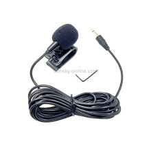 ZJ025MR Stick-on Clip-on Lavalier 3,5 mm jack monomikrofon til bil GPS/Bluetooth-aktiveret Audio DVD Ekstern Mic