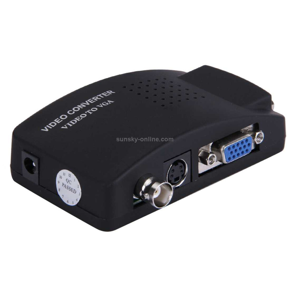 Bnc / S-Video To Vga Video Converter 766262132957