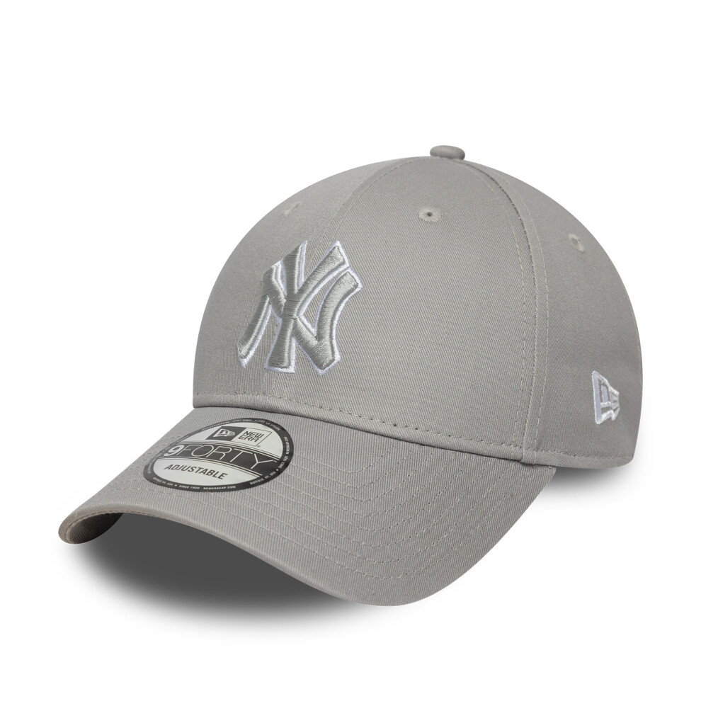 New Era New York Yankees Outline 9Forty Adjustable Cap Grey