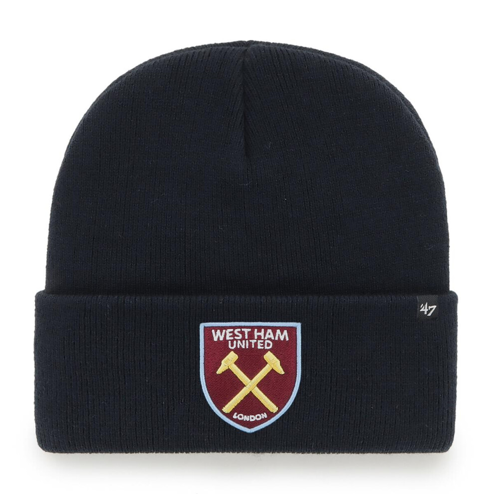 47 Brand West Ham United Fc Cuff Knit Black Beanie