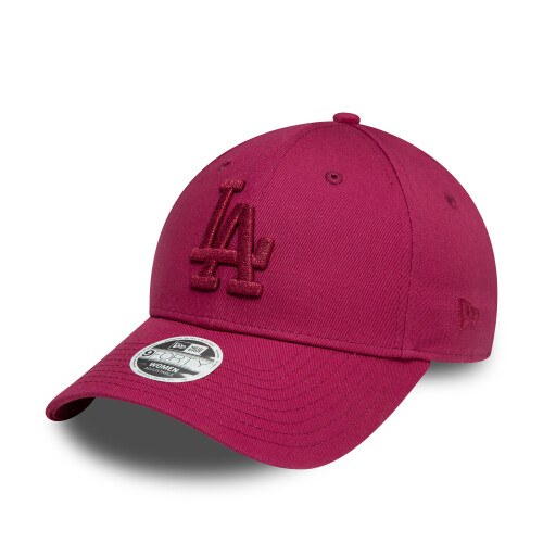 New Era LA Dodgers Womens Metallic Dark Red 9FORTY Adjustable Cap