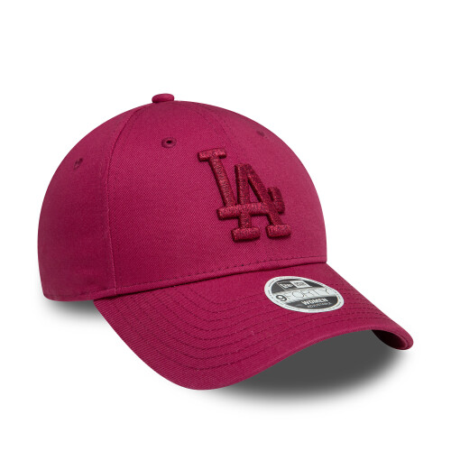 New Era LA Dodgers Womens Metallic Dark Red 9FORTY Adjustable Cap 2
